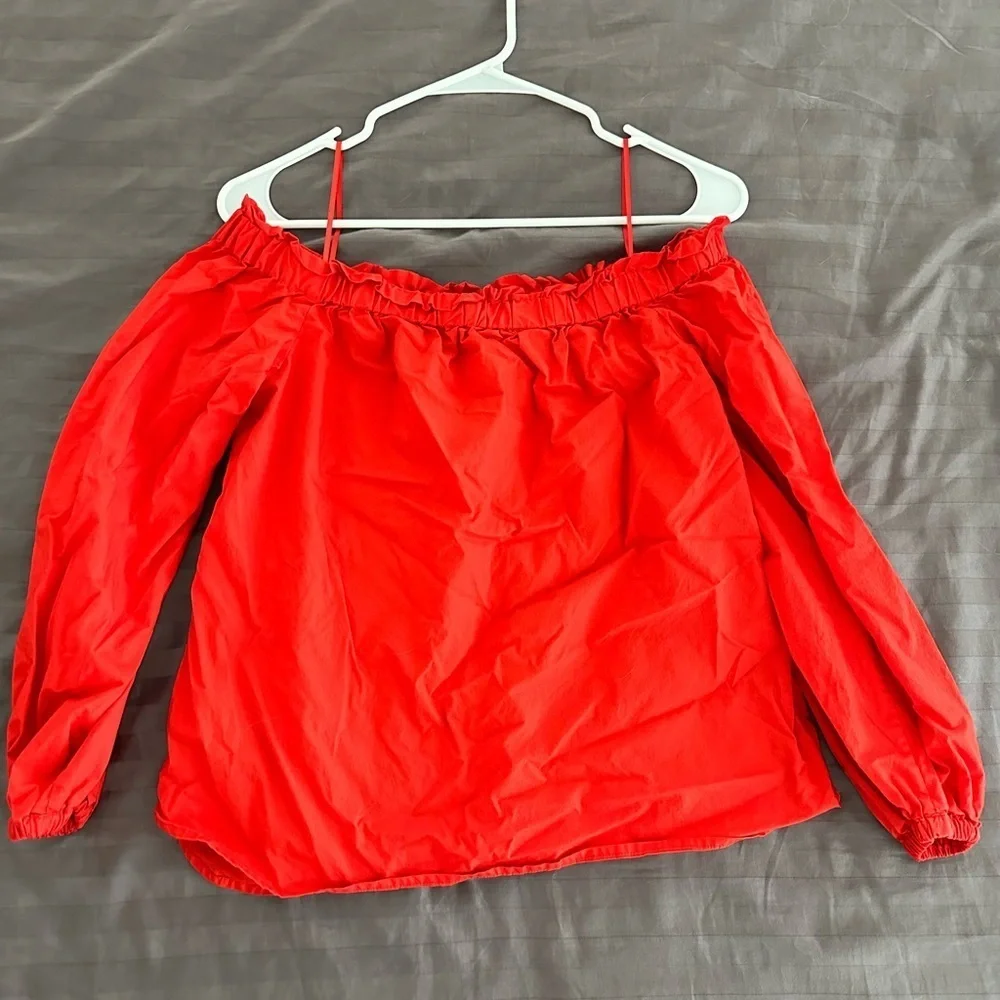 JCREW Off the Shoulder Blouse